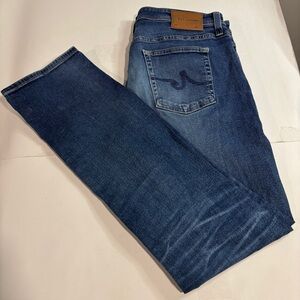 AG Adriano Goldschmied Jeans Mens 34x33 Blue Graduate AG-ED Denim Tailored Leg